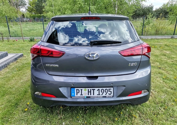 Hyundai i20 cena 42900 przebieg: 55000, rok produkcji 2016 z Sieraków małe 92